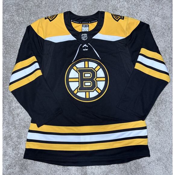Fanatics Other - Boston Bruins Premium Black Jersey w/Fighting Strap 52 Reg Fanatics Authentic